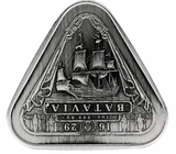2019 1oz Australian Shipwreck Series - Batavia Silver Antiqued Coin