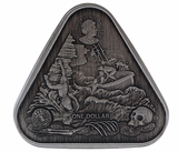 2020 1oz Australian Shipwreck Series - Zuytdorp Silver Antiqued Coin
