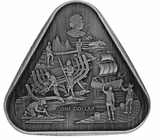 2021 1oz Australian Shipwreck Series - Zeewijk Silver Antiqued Coin