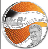 2011 $2 First Crossing of the Simpson Desert 1oz Silver Proof Coin