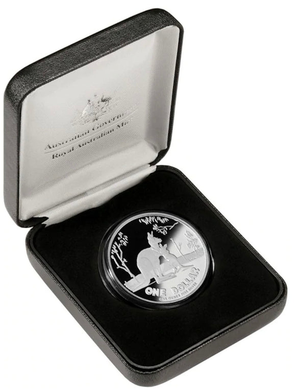 2007 $1 Australian Artist Kangaroo 1oz Silver Proof Coin