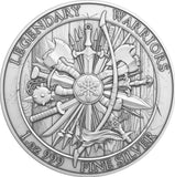 Legendary Warrior Sitting Bull 1oz Silver Round