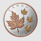 2026 Canada Maple Leaves in Motion 5oz Silver Coin
