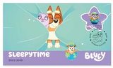 2026 Bluey Sleepytime Pin Cover