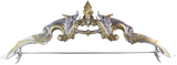 2025 South Korea Divine Weapons - Crescent Bow 2oz Antiqued Gilded Silver Bar