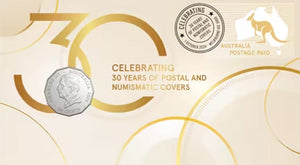 30 Years of Postal Numismatic Covers 50c (PNC)