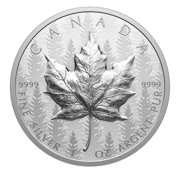 2024 Canada $20 Ultra-High Relief 1oz Silver Maple Leaf Coin