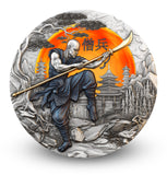 2026 Niue Warrior’s Path Sohei 2 oz Silver High Relief Antiqued Gilded Coin