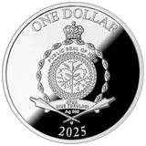 2025 Spirit Animal Wolf 17.5g Pure Silver Proof Coin