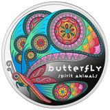 2025 Spirit Animals Butterfly 17.5g Silver Coin
