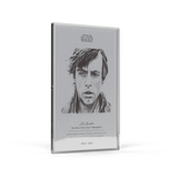 Star Wars™ Sketch Art - Luke Skywalker™ 5 g Silver Collectible Foil
