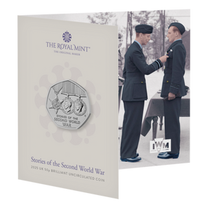 Stories of The Second World War 2025 UK 50p Brilliant Uncirculated Coin