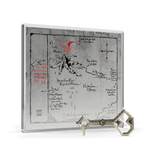 THE HOBBIT - Thorin's Map and Key 3/4 oz Silver Coin + 5g Silver Foil Set