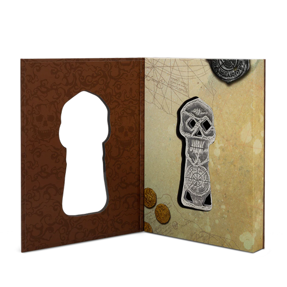 2025 The Goonies - Copper Bones Skeleton Key 2oz Silver Coin