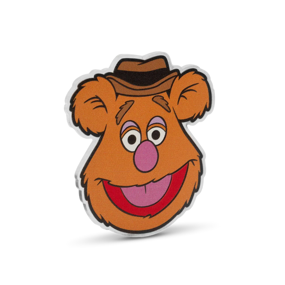 2025 70th Anniversary of the Muppets - Fozzie Bear 1oz Silver Coin