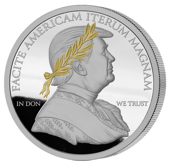 2025 $1 Trump Caesar 1oz Silver Proof Coin