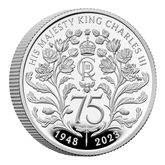 The 75th Birthday of His Majesty King Charles III 2023 UK 1/2oz Silver Proof Coin