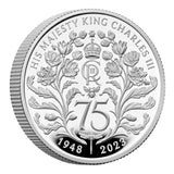 The 75th Birthday of His Majesty King Charles III 2023 UK 1/2oz Silver Proof Coin