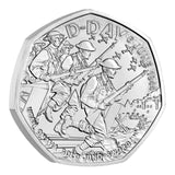 D-Day 2024 UK 50p BU Coin