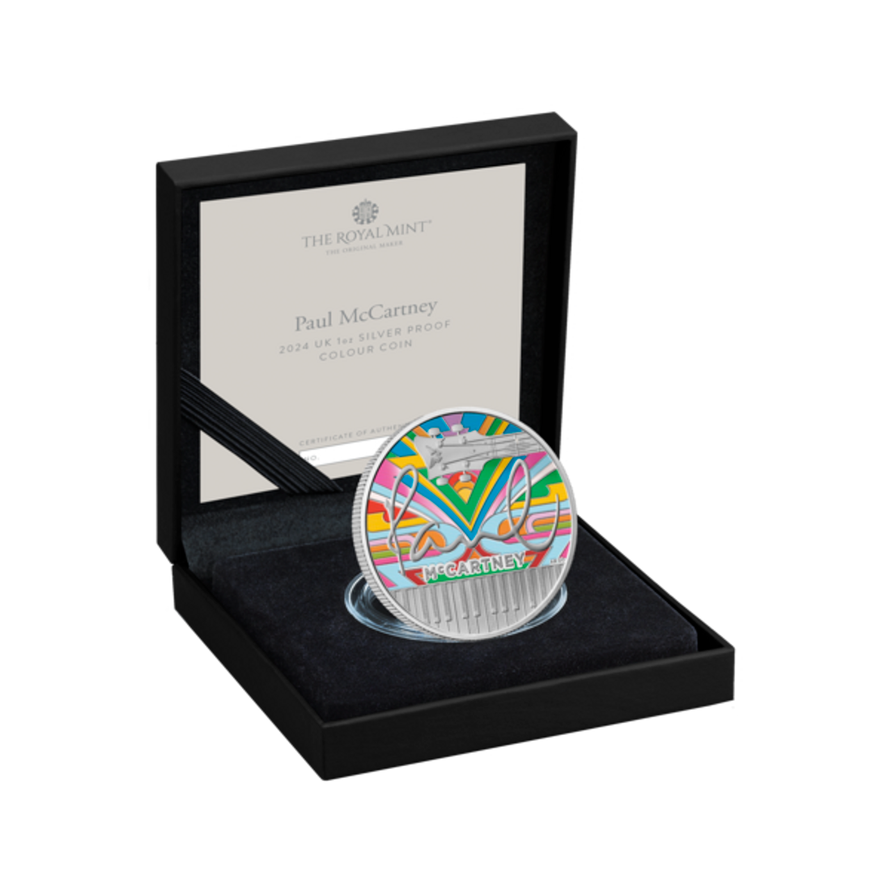 Paul McCartney 2024 UK 1oz Silver Proof Colour Coin – Thompsons Coins