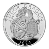 The Royal Tudor Beasts The Tudor Dragon 2024 UK 1oz Silver Proof Coin