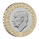 George Orwell 2025 UK £2 Brilliant Uncirculated Coin