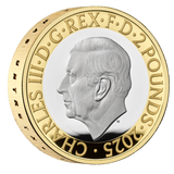 George Orwell 2025 UK £2 Silver Proof Coin