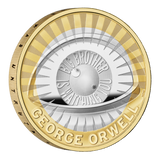 George Orwell 2025 UK £2 Silver Proof Coin