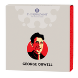 George Orwell 2025 UK £2 Silver Proof Coin