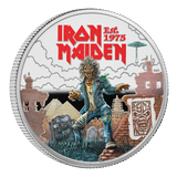 Iron Maiden 2025 1oz Silver Proof Colour Coin