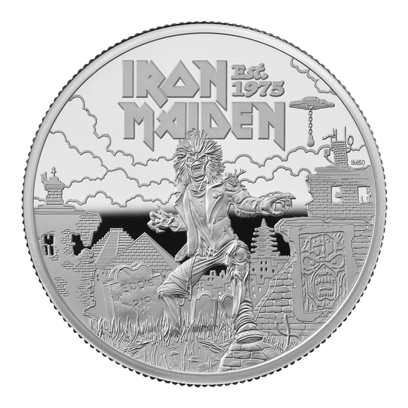 Iron Maiden 2025 2oz Silver Proof Coin