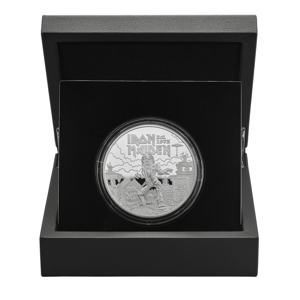 Iron Maiden 2025 5oz Silver Proof Coin – Thompsons Coins