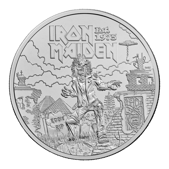 Iron Maiden 2025 Brilliant Uncirculated Coin