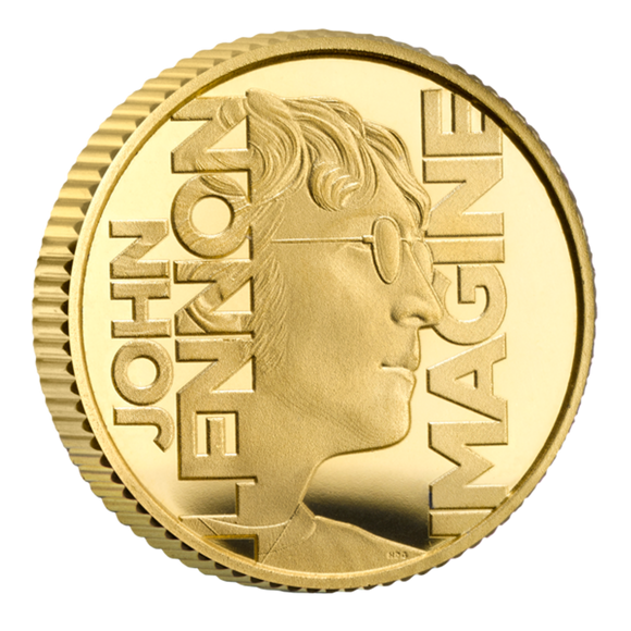 John Lennon 2025 UK 1/40oz Gold Proof Coin