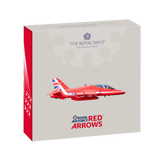 The Red Arrows 2025 UK 50p Silver Proof Colour Coin