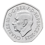 2025 UK 50p Harry Potter - The Patronus Brilliant Uncirculated Coin