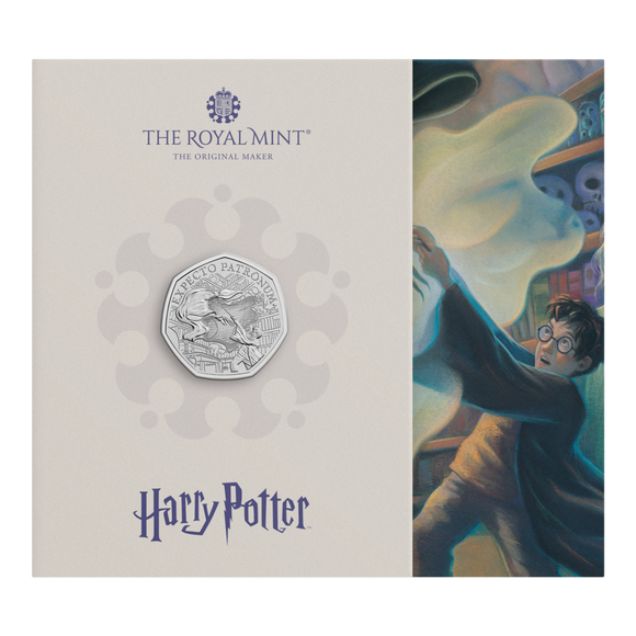 2025 UK 50p Harry Potter - The Patronus Brilliant Uncirculated Coin