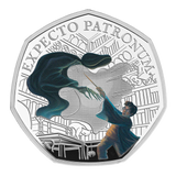 2025 UK 50p Harry Potter - The Patronus Silver Proof Colour Coin