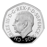 100 Years of Winnie the Pooh - Friendship 2026 UK 50p Silver Proof Colour Coin