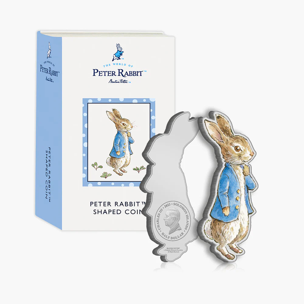 The World of Peter Rabbit 3D Shaped Coin – Thompsons Coins