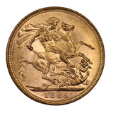 Gold Sovereign 8-Coin Type Set aUNC-ChUNC