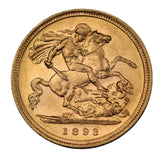Gold Half Sovereign 6-Coin Type Set EF-UNC