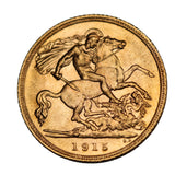 Gold Half Sovereign 6-Coin Type Set EF-UNC