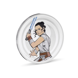 Star Wars Medallion - Rey & Kylo Ren 1oz Silver