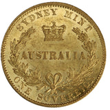 Gold Sovereign 8-Coin Type Set aUNC-ChUNC