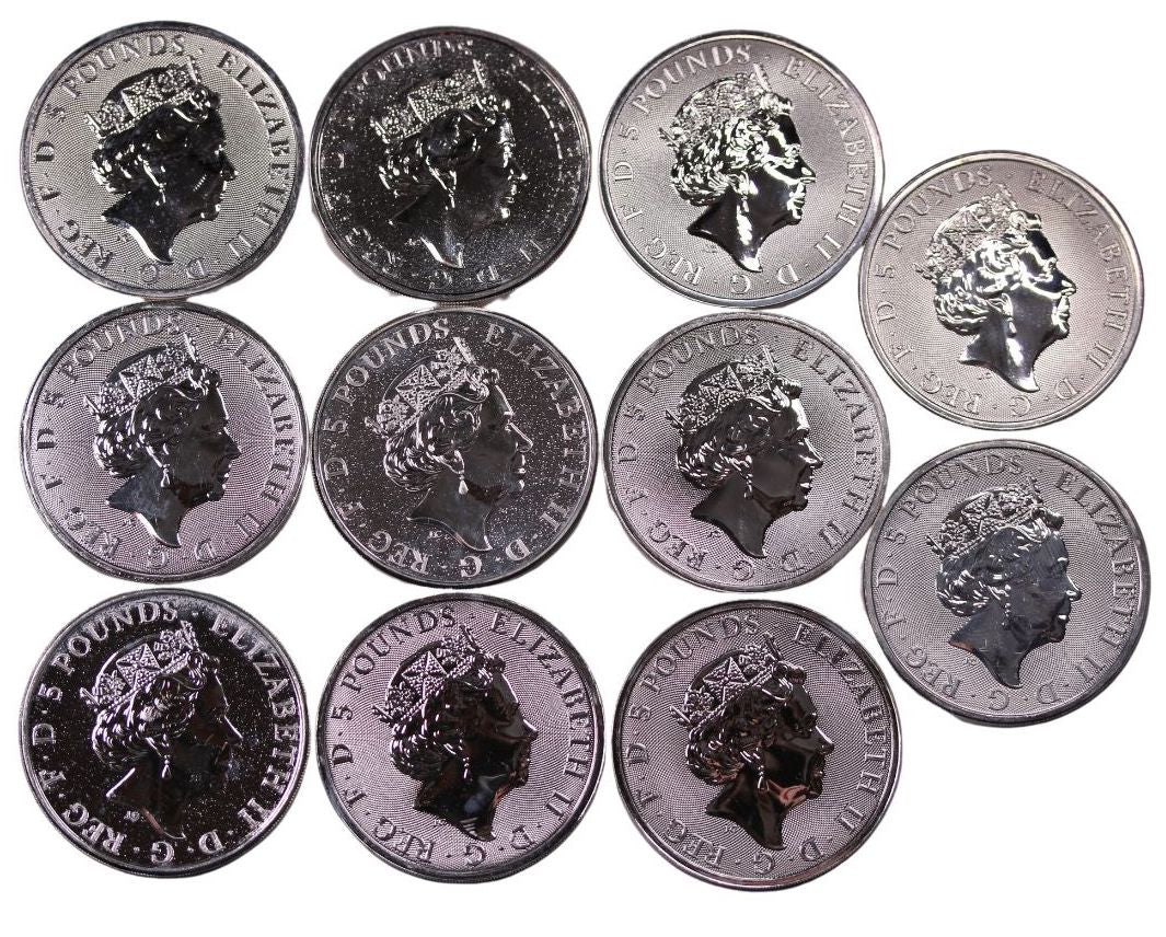 【英国銀貨】The Queen's Beasts グリフィン2oz ピエフォ銀貨 2021 Great Britain 2 oz Silver Queen's Beasts Collector Coin