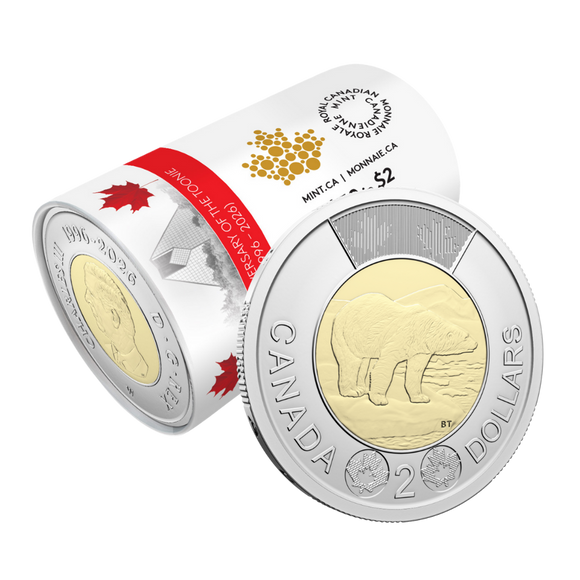 2026 Canada Collector’s Edition Non-Circulation $2 Special Wrap Roll: 30th Anniversary of the Toonie