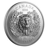 2026 Canada $50 Fine Silver Coin - Heraldic Lion