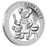 Koala-Ty Dads Club 1/4oz Silver Official Member Medallion