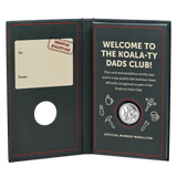 Koala-Ty Dads Club 1/4oz Silver Official Member Medallion